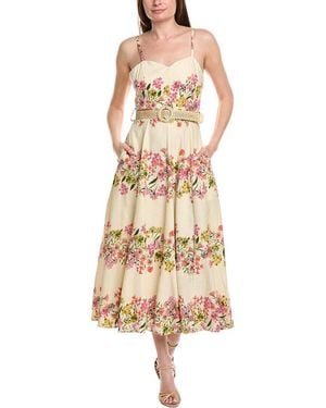 Taylor Sleeveless Linen-Blend Maxi Dress - Natural