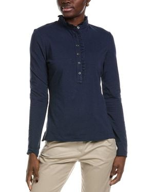 Brooks Brothers Henley Top - Blue