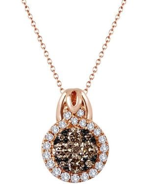 Le Vian Chocolate 14K Rose 1.02 Ct. Tw. Diamond Pendant Necklace - Metallic