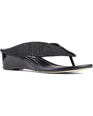 Donald J Pliner Vylette Leather Sandal - Black