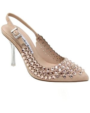 Charles David Idol Suede Sandal - Natural