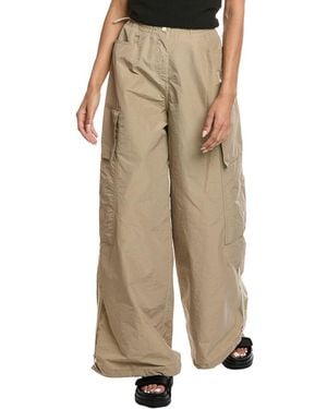Palm Angels Wide Leg Cargo Pant - Natural