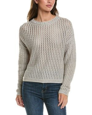 Vince Crochet Sweater - Gray