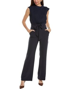 Julia Jordan Chiffon Jumpsuit - Blue