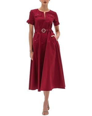 BGL A-Line Dress - Red