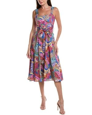 Tahari Midi Dress - Red
