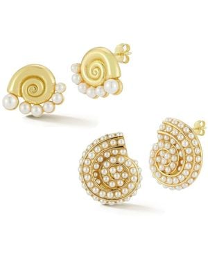 Sphera Milano Plated Earrings - Metallic