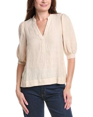 Lilly Pulitzer Mialeigh Linen Blouse - White