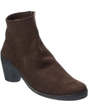 Arche Gasam Leather Bootie - Brown
