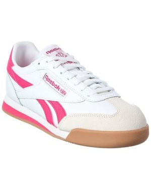 Reebok Campio Xt Leather & Suede Trainer - White