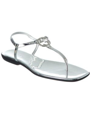 Gucci Leather Sandal - White