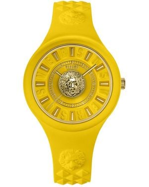 Versus Versus By Versace Fire Island Lion Watch - Yellow