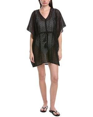 Echo Eyelet Butterfly Caftan - Black