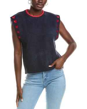 ANNA KAY Larianna Cashmere-Blend Vest - Blue