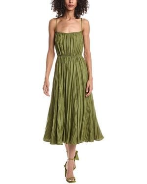 Vince Crinkled Cami Dress - Green