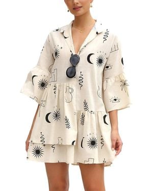 DELI S Mini Dress - Natural
