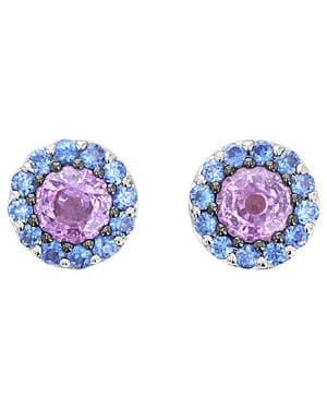Le Vian Le Vian 14K 1.58 Ct. Tw. Bubble Gum Sapphire Earrings - Blue