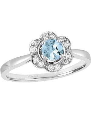 Le Vian Le Vian Periwinkle 14K 0.35 Ct. Tw. Diamond & Sapphire Ring - White