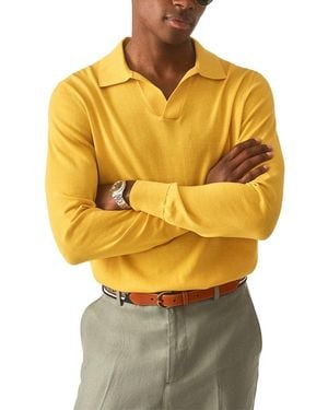 J.McLaughlin J. Mclaughlin Amalfi Polo Jumper - Yellow