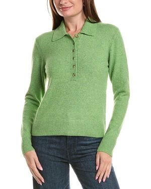 Michael Stars Margie Polo Jumper - Green