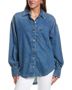 Free People Ashley Denim Shirt - Blue