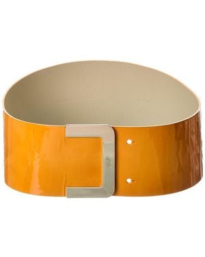 Roger Vivier Patent Belt - Orange