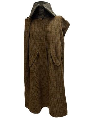 Loewe Cape Coat, Size Eu (Authentic Pre-Loved) - Green