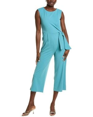 Tahari Side Tie Jumpsuit - Blue