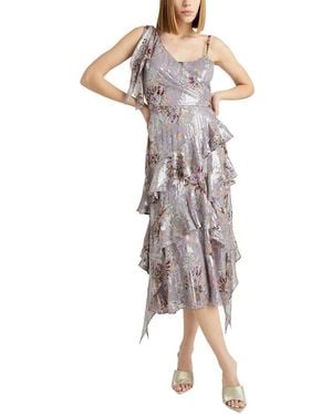 Cinq À Sept Trevor Silk-blend Dress - Multicolor