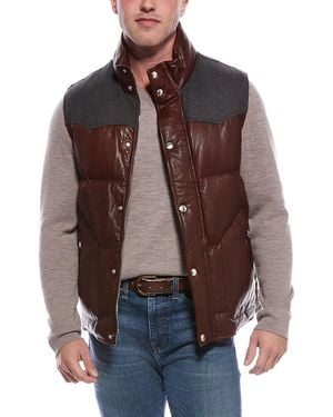 Brunello Cucinelli Leather Vest - Brown