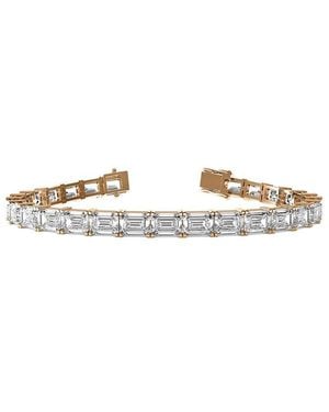 Lab Grown Diamonds 14K Rose 13.50 Ct. Tw. Lab-Grown Diamond Bracelet - White