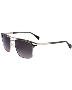 Rag & Bone Rnb5032 55Mm Sunglasses - Metallic