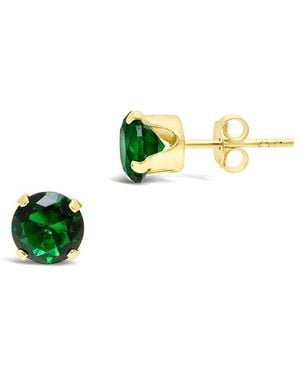 Sterling Forever 14K Over Cz Stud Earrings - Multicolour