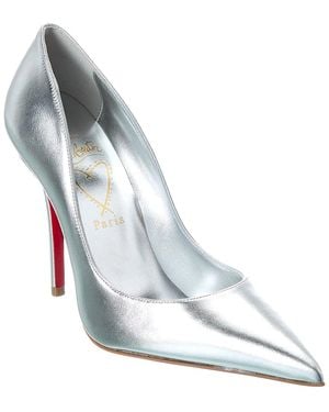 Christian Louboutin Miss Z 100 Leather Pump - Blue