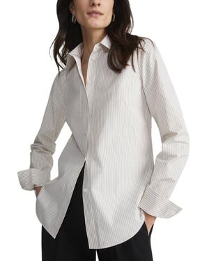 Lafayette 148 New York Kennedy Shirt - Grey