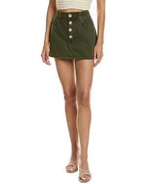 L'Agence Solene Mini Skirt - Green