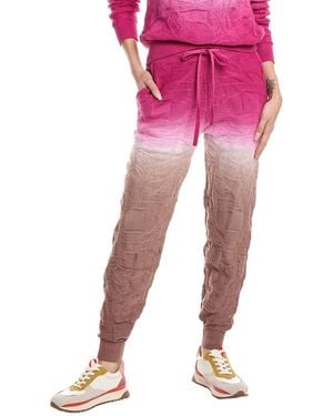 Twenty Crossover Netting Jumper Pant - Pink