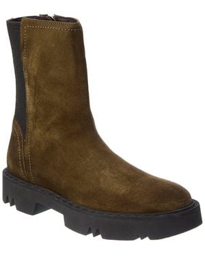 Aquatalia Hensley Waterproof Suede Bootie - Brown