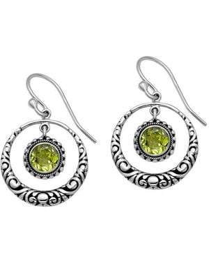 Samuel B. 1.80 Ct. Tw. Peridot Earrings - Metallic