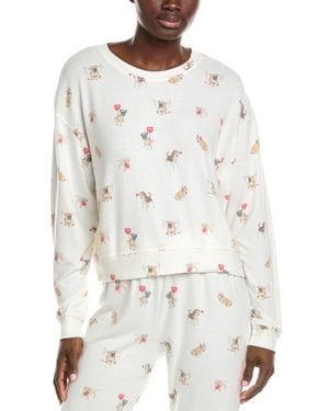 Z Supply Bisous Love Pup Top - White