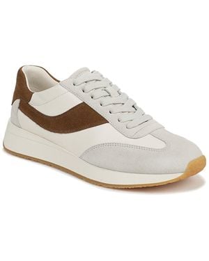 Vince Olla Runner Leather Trainer - White
