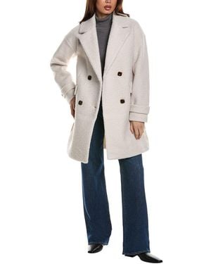 NVLT Mixed Media Coat - Black
