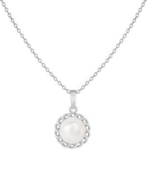 Splendid 7-7.5Mm Pearl Dangle Set - White