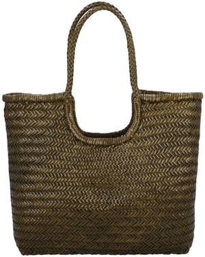 Dragon Diffusion Ns Diagonal Triple Jump Leather Shoulder Bag - Green