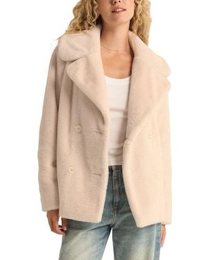 Z Supply Gem Double Breasted Coat - Natural