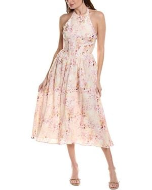 Bardot Kylen Printed Midi Dress - Pink