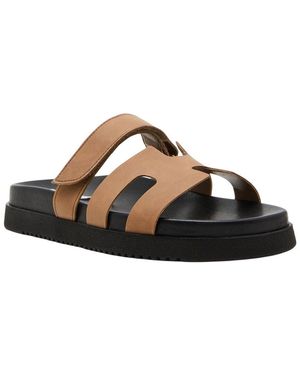 Steve Madden Reaves Leather Sandal - Brown