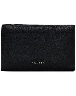 Radley Newton Avenue Medium Bifold Leather Purse - Black