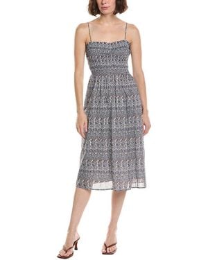 Ro's Garden Claire Midi Dress - Gray