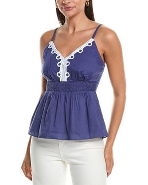 Lilly Pulitzer Zanna Sleeveless Top - Blue